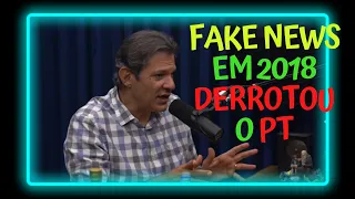 FERNANDO HADDAD - Fake News derrotou o PT em 2018 | Flow Podcast | CORTES