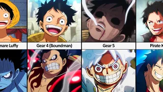 All Forms of Monkey D. Luffy | One Piece