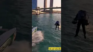 Dubai city fly Iron man jetpack dubai police #shorts #dubai #fly #iron #skydiving #cid #bts Dubai