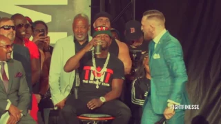 Conor McGregor PISSES OFF Floyd Mayweather " 40 Year Old Who Can't Read Who Carries A Schoolbag "