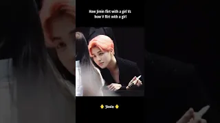 How Jimin flirt with a girl Vs how V flirt with a girl || Vmin short || BTS 💜