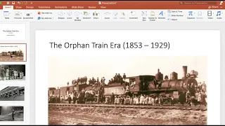 The Orphan Trains Part 1