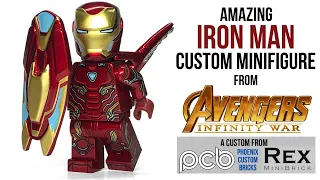 AMAZING Iron Man Infinity War Custom - (Infinite Armor Review Phoenix Customs x Rex MiniBrick)