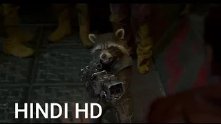 Guardians of the galaxy movie clips in hindi | Fight - Drax vs Rocket