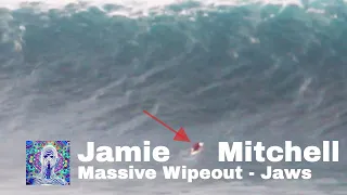 Jamie Mitchell Massive Wipeout at Pe'ahi, Jaws, Maui