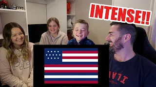 New Zealand Family Reacts to The American Revolution - OverSimplified (Part 2)