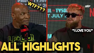 Dallas Press Conference Mike Tyson vs Jake Paul All HIGHLIGHTS
