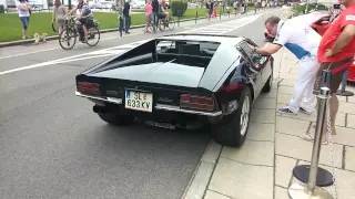 De Tomaso Pantera with Nascar Engine Start Up & Burnout