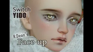 BJD Faceup - Switch Yido Milk tea Rose skin faceup by R.Dean