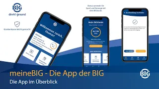 meineBIG - Die App der BIG direkt gesund vorgestellt