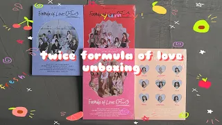TWICE 트와이스 ‘Formula Of Love’ Album Unboxing | emoisabel