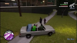 Grand Theft Auto: San Andreas me and the boys did a drive by