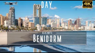 BENIDORM by DAY (Alicante) - A VISTA DE DRONE 4K - DJI MINI 2