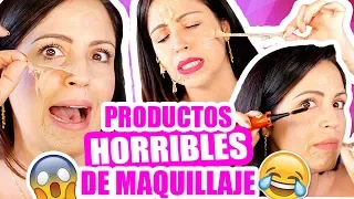 Probando Productos Raros de Maquillaje - SandraCiresArt