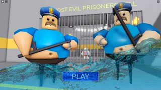 WATER MODE! BARRY'S PRISON RUN! Scary Obby NEW BARRY GAME Obbies