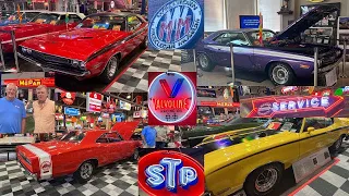 Wellborn Muscle Car Museum  Awesome Car Collection! Daytona Charger -