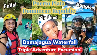 TRIPLE ADVENTURE | Damajagua Waterfall Norwegian Encore Excursion | 30 Minute Review !!!