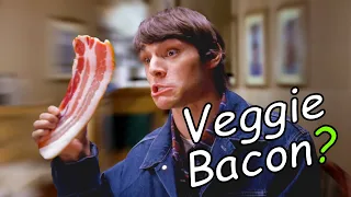 Walter jr. learns the truth about veggie bacon