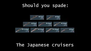 War Thunder: Should you spade: The Japanese cruisers