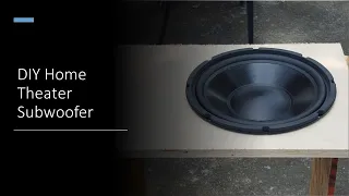 DIY Home Theater Subwoofer