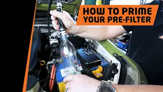 How to replace &  prime your Pre-Filter