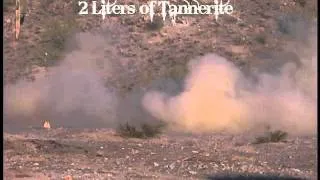 Legal Explosives (tanerite)