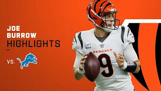 Joe Burrow Highlights from Week 6 vs. Lions | Cincinnati Bengals