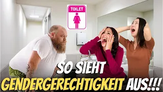 Amerikas Gender-Gau!!!  Männer, die Frauen-Toiletten benutzen, wird zur Norm.