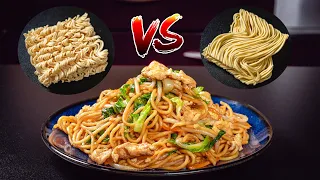 🍜Fried Noodles: Mie Noodles VS Quick Cooking Noodles