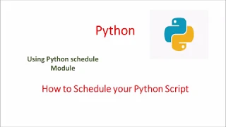 How to Schedule your Python script || Python schedule || Scheduling your task using python