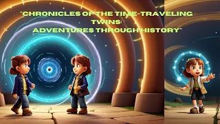"Chronicles of the Time-Traveling Twins: Adventures Through History"-albatrooss village-kids cartoon