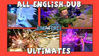 Jump Force - All English Dub Ultimates