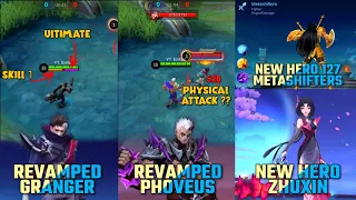 Revamped Granger & Phoveus | New Hero Zhuxin & New Hero 127 Fighter - Mobile Legends