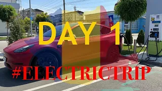#electrictrip Romania: Tesla Model Y SR