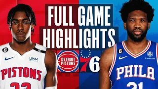 Game Recap: 76ers 113, Pistons 93