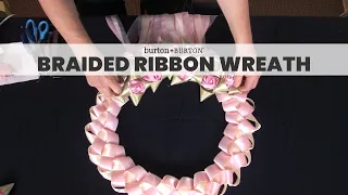 Braided Ribbon Wreath with Streamers