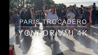 Walk in Paris City Trocadéro Morning Eiffel Tower 4K