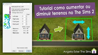 Tutorial como aumentar e diminuir lotes no Lot Adjuster The Sims 2