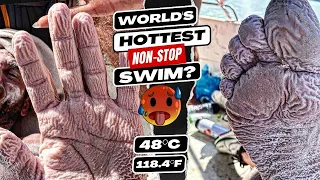 World's HOTTEST Lake Swim? (48°C/118.4°F)
