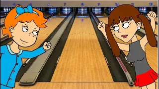 Rosie and Classic Stephanie dance on the bowling lanes/Grounded