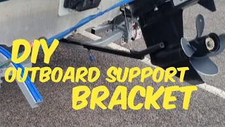Diy outboard trailer bracket modifications