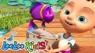 🎣 Once I Caught a Fish Alive Fishing Fiesta | LooLoo Kids 2-Hour Sing-Along Special 🐟🎤