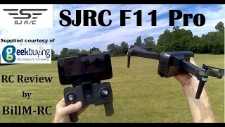 SJRC F11 PRO review - 2.7K GPS 5G WIFI FPV Long flight time Foldable RC Drone