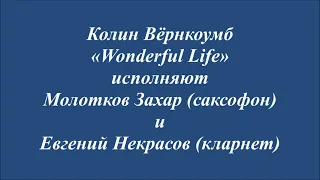 Колин Вёрнкоумб - «Wonderful Life». Исп. Захар Молотков (саксофон) и Евгений Некрасов (кларнет).