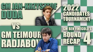 2022 Candidates Round 4: GM Jan-Krzysztof Duda vs GM Teimour Radjabov