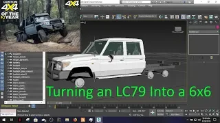 Building a Patriot Campers Megatourer 6x6 Toyota LC79 for Mudrunner Part 1