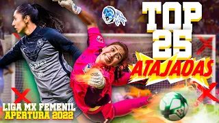 Las MEJORES 25 ATAJADAS del Apertura 2022 -Liga MX Femenil