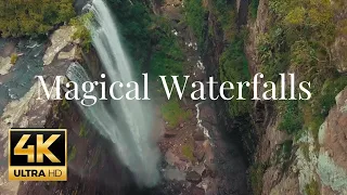 Magical Waterfalls 4k (Ultra HD) 10 min Relaxation Film