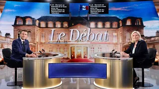 Macron, Le Pen face off in TV presidential debate