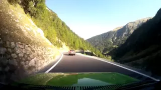 Umbrailpass - Abfahrt nach Santa Maria val Müstair - Alpentour 2015 im VW Passat TS B1